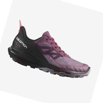 Salomon WoOUTPULSE GORE-TEX Túracipő Női Lila | HU 2787AHK